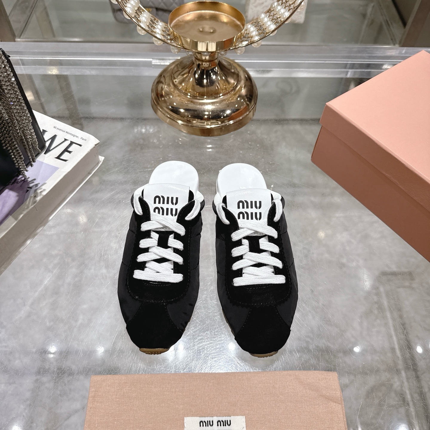 Miu Miu Spring Leather Mules with Adjustable Straps and Logo Detail 3 i1746688543082 1839 0 0