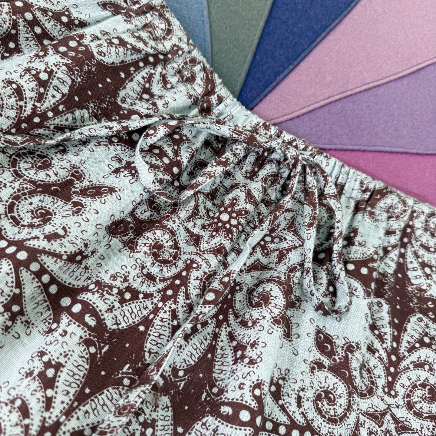 Floral Print Linen Pants for Women - Elastic Waist Summer Trousers 4 i1745839760658 1433 0 2
