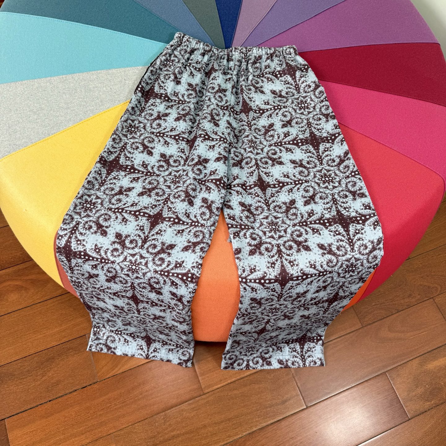 Floral Print Linen Pants for Women - Elastic Waist Summer Trousers 10 i1745839761392 5860 0 8