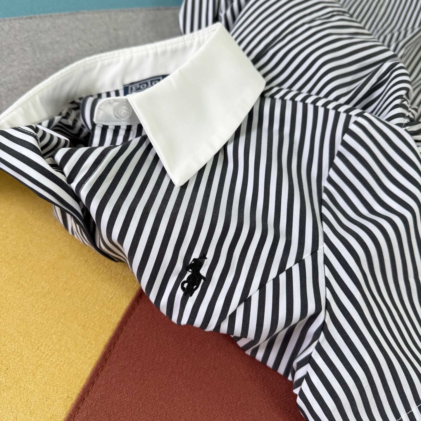 Striped Color Block Mini Dress - Slim Fit, Embroidered, Open Back Design 6 i1748435671347 7645 0 4