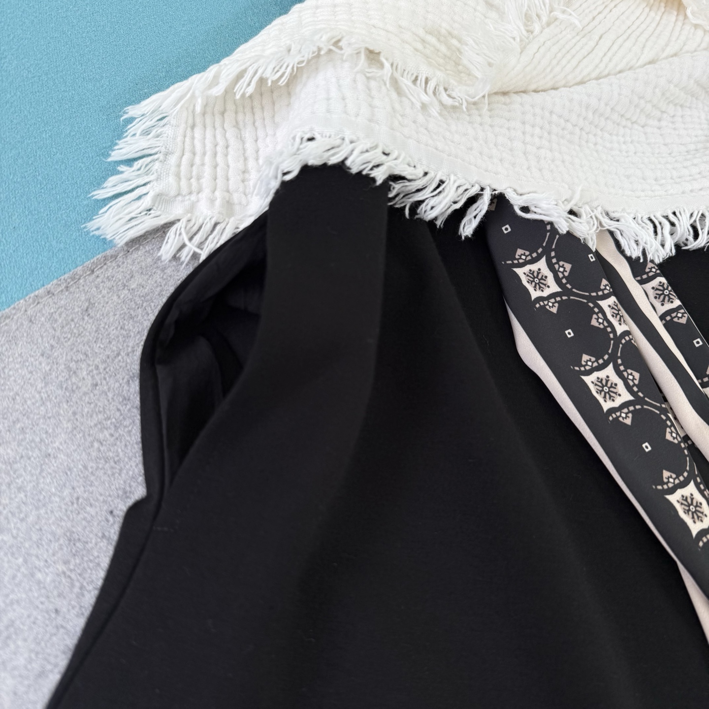 Elegant Embroidered Silk Scarf Dress - Unique Design & Premium Fabric 6 i1751022438011 7665 0 4