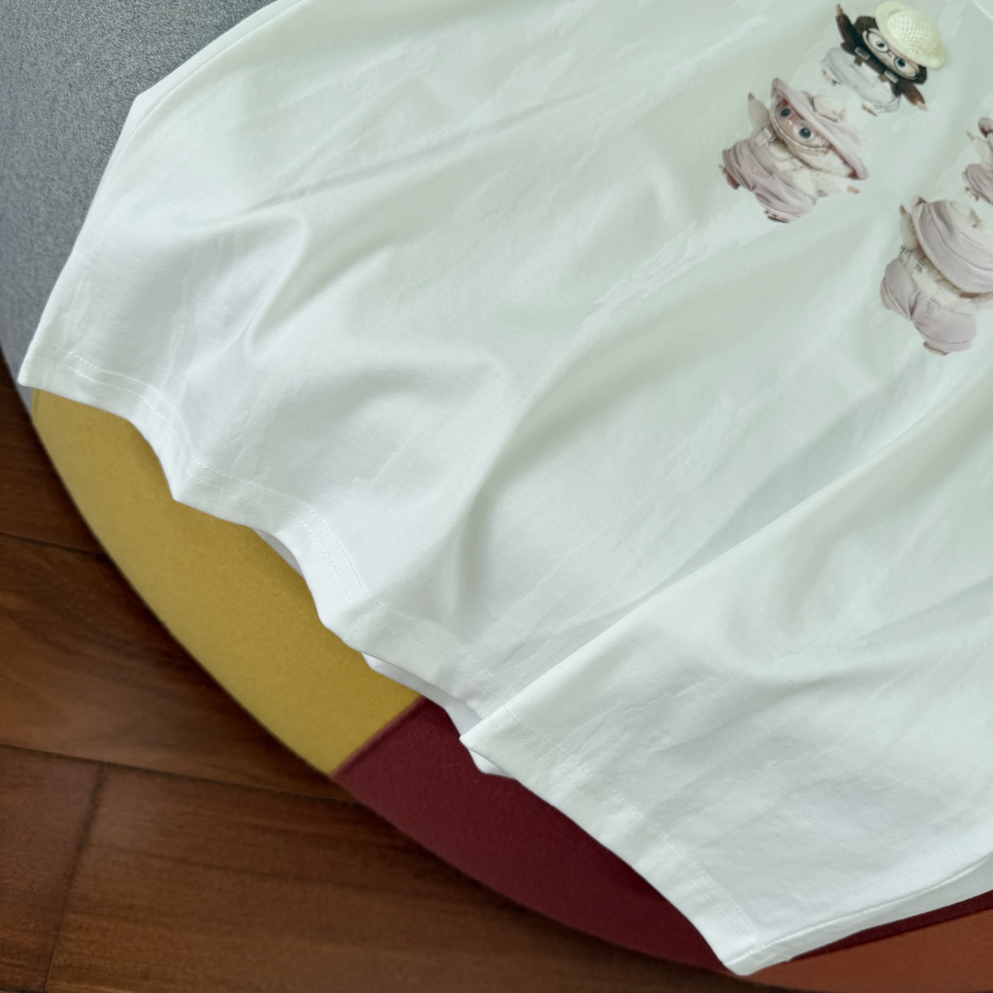Kawaii Net Color T-Shirt with Summer White Woven Hat - Limited Edition 7 i1751116938237 9572 0 5
