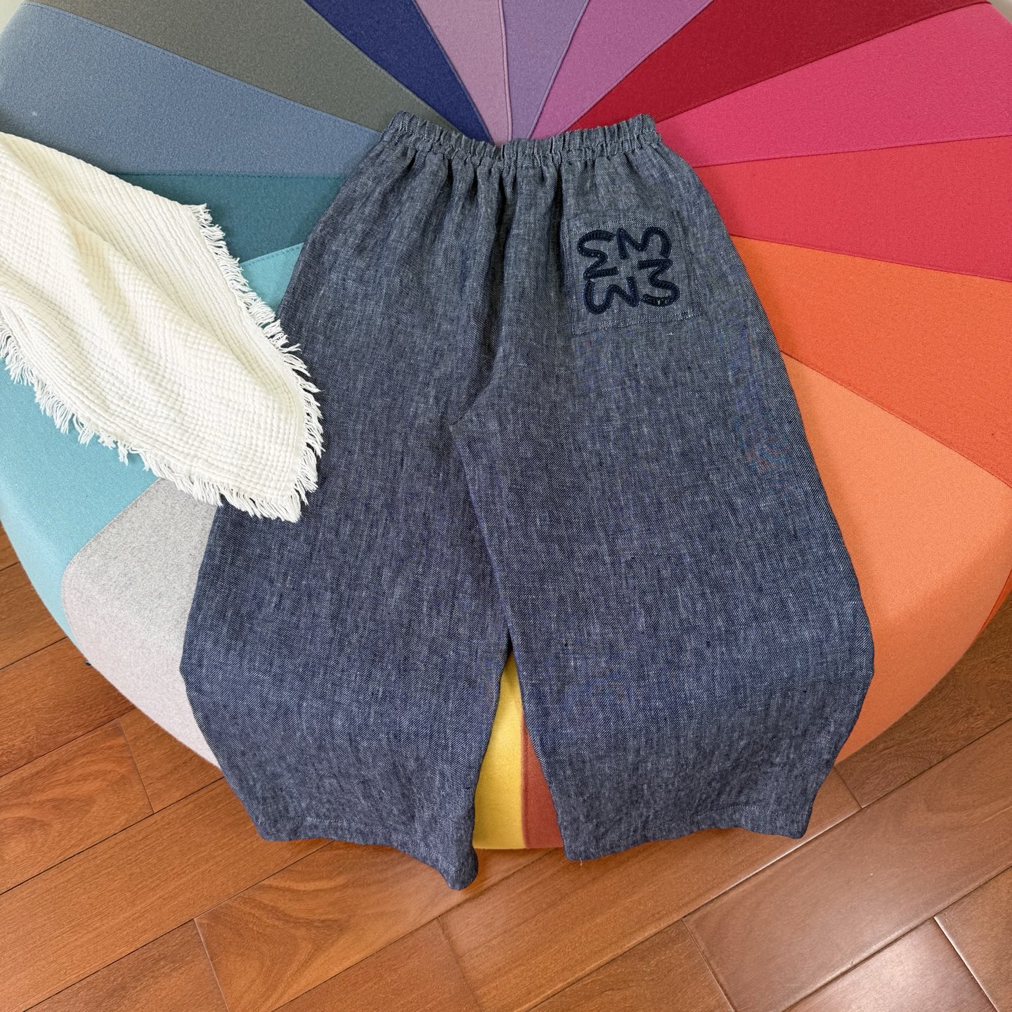 Relaxed Fit Linen Pants with Embroidered Detail - Breathable & Comfortable 10 i1752417129200 6000 0 8