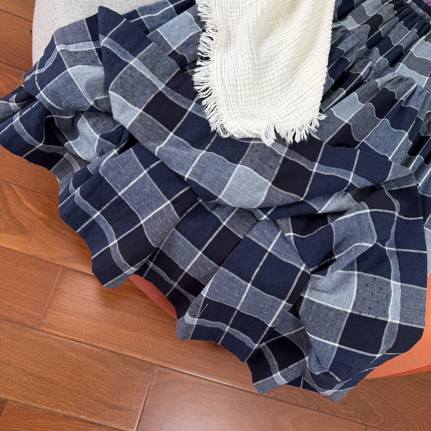Cotton Blend Midi Skirt with Drawstring Detail - Breathable & Unique Design 8 i1752932383644 8189 0 6