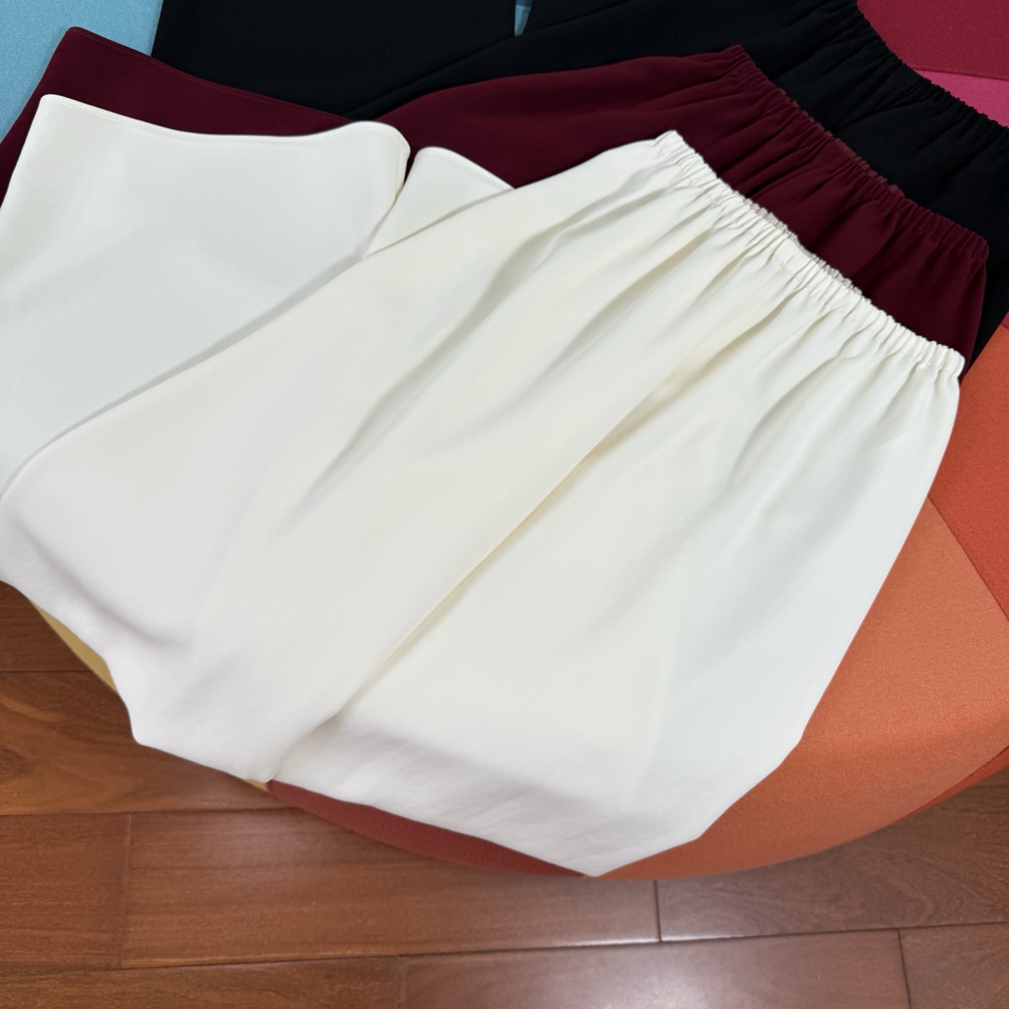 Wide Leg Acetate Pants Women's High Waist Trousers,Available in S,M,L,3 Colors 6 i1754062068177 6280 0 4