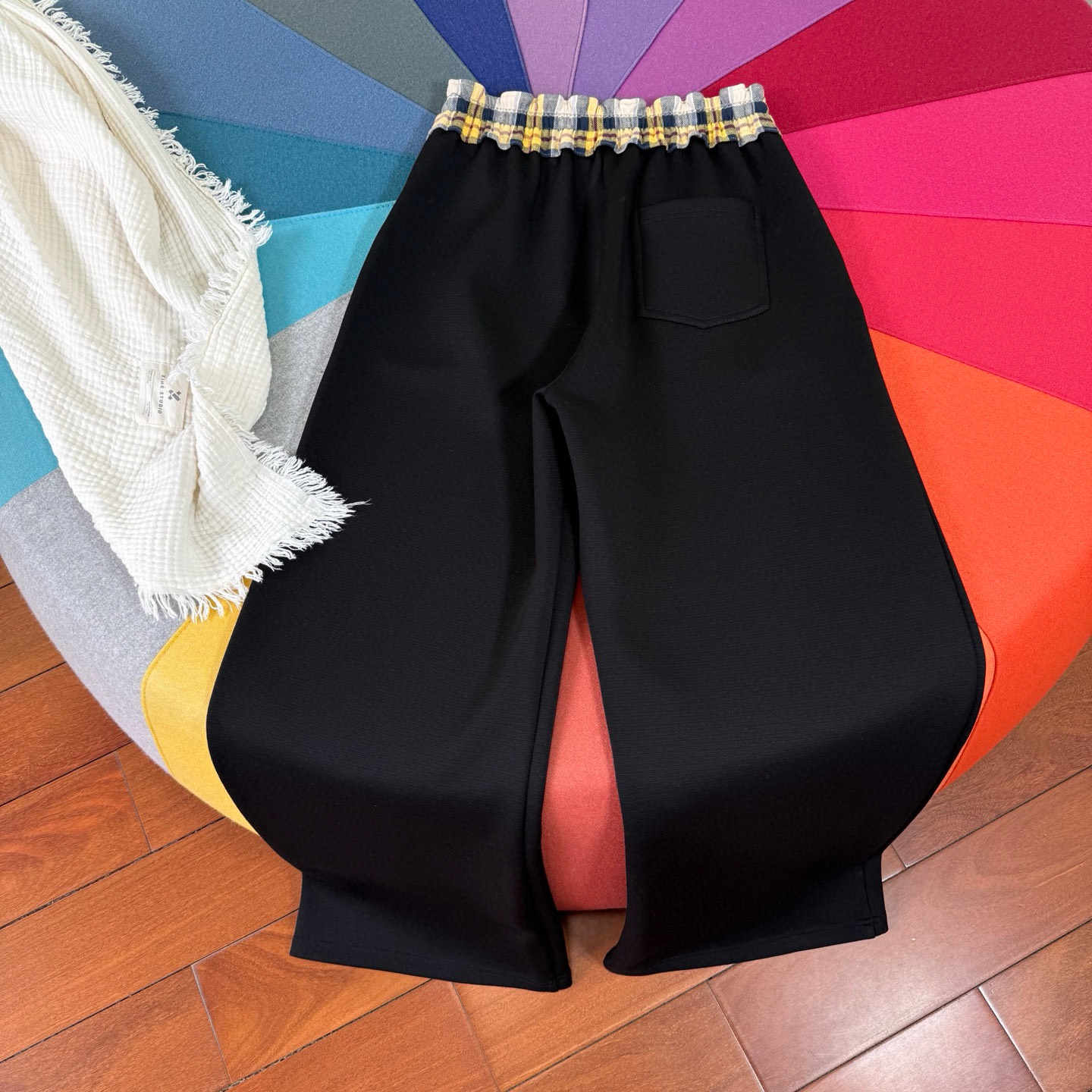 Women's High-Waisted Wide Leg Casual Pants with Elastic Waistband 10 i1757483907232 4715 0 8