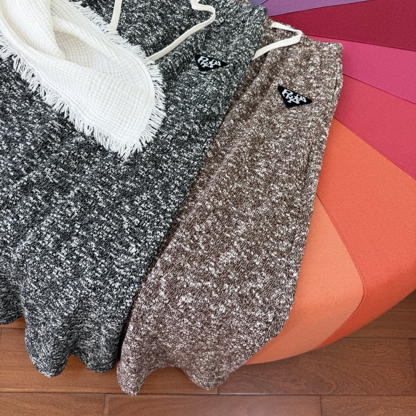 Wool Blend Knit Skirt with Drawstring Waist - Perfect for Fall & Winter 5 i1758876734911 9955 0 3