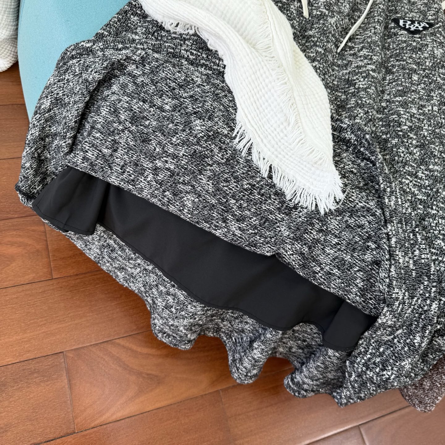 Wool Blend Knit Skirt with Drawstring Waist - Perfect for Fall & Winter 8 i1758876734962 4916 0 6