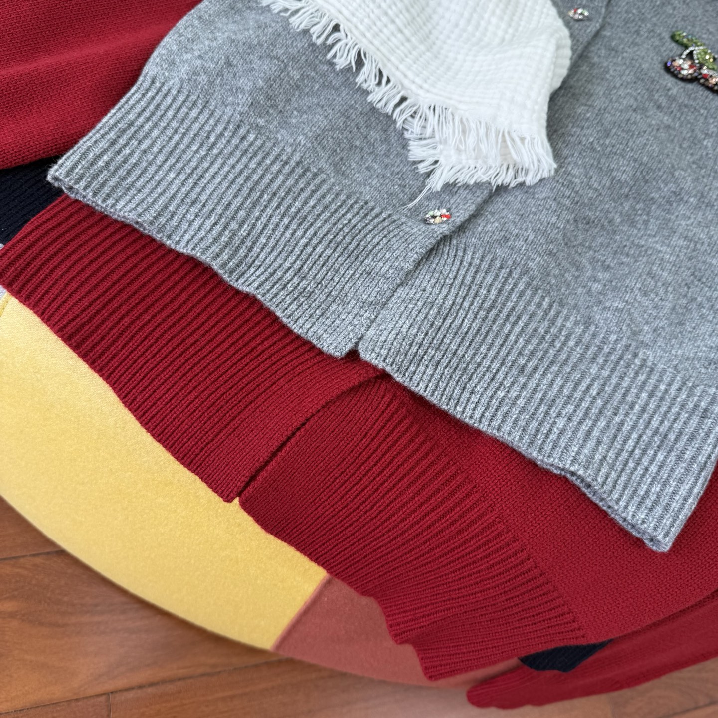 Cherry Embellished Wool Cardigan: Soft, Comfortable & Stylish Knitwear 8 i1759072745751 6255 0 6