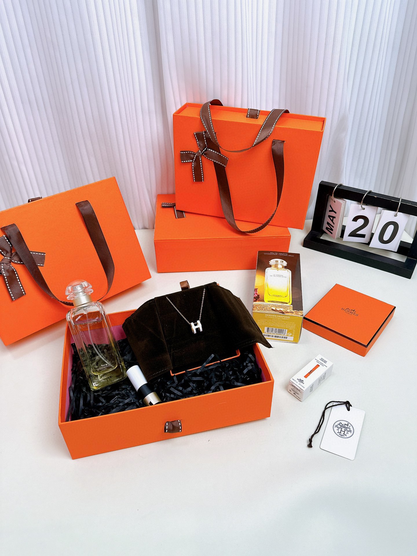 爱马仕 Hermès 传世高定珠宝耳环项链戒指首饰 #520C8F61 3