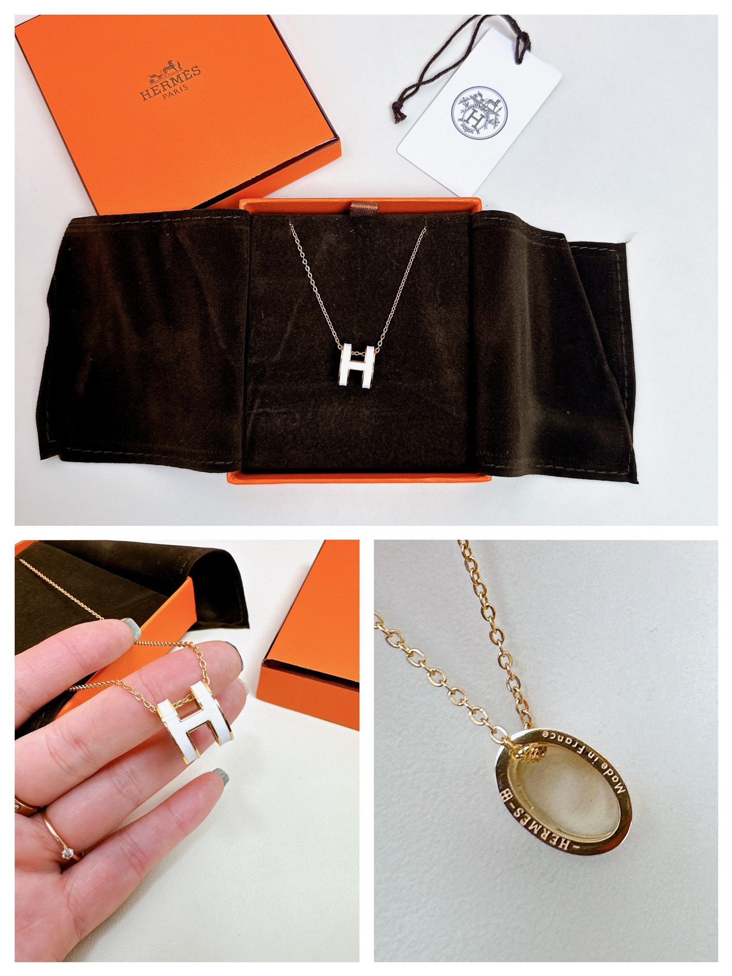 爱马仕 Hermès 传世高定珠宝耳环项链戒指首饰 #520C8F61 7