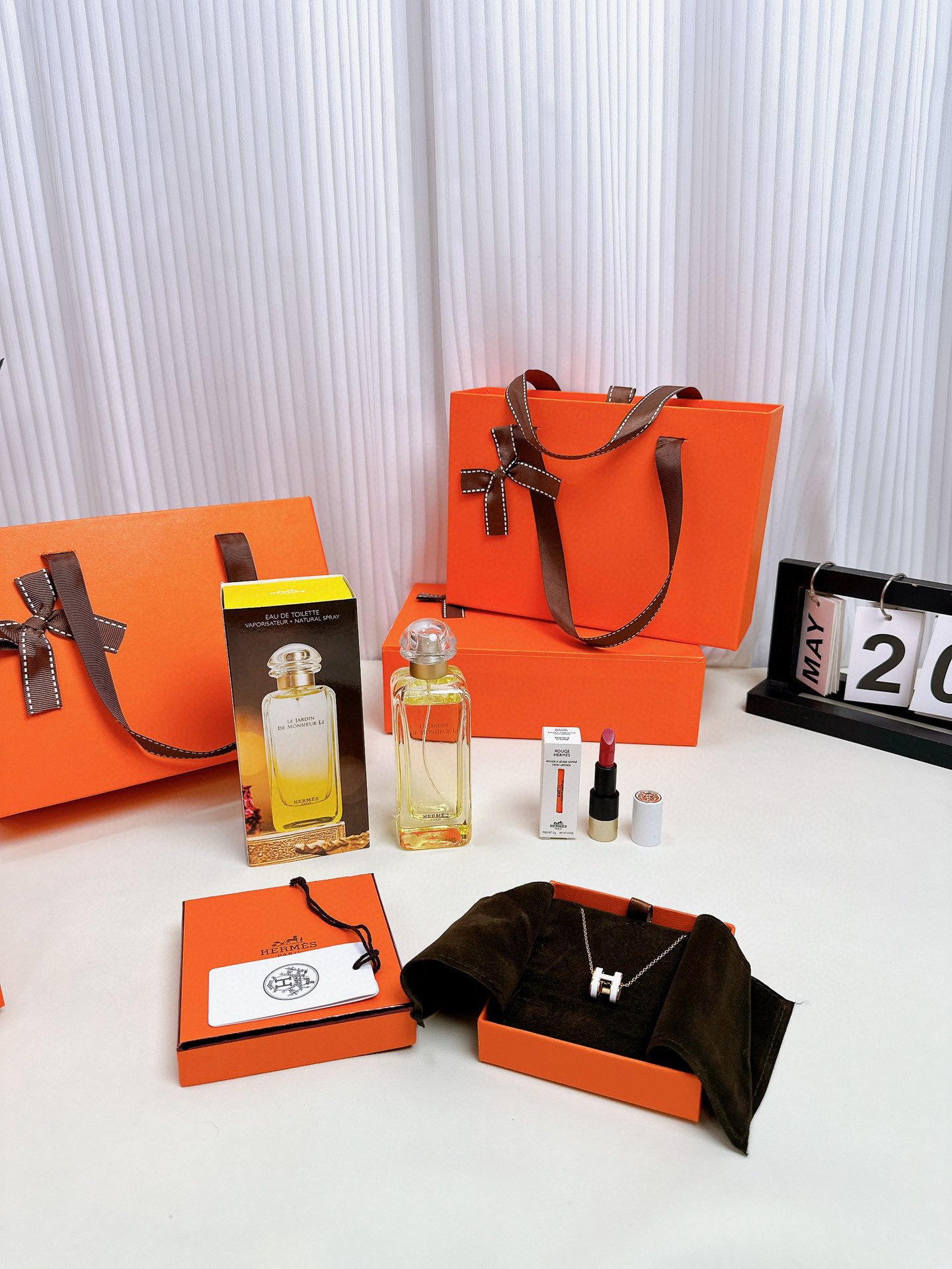 爱马仕 Hermès 传世高定珠宝耳环项链戒指首饰 #520C8F61 6