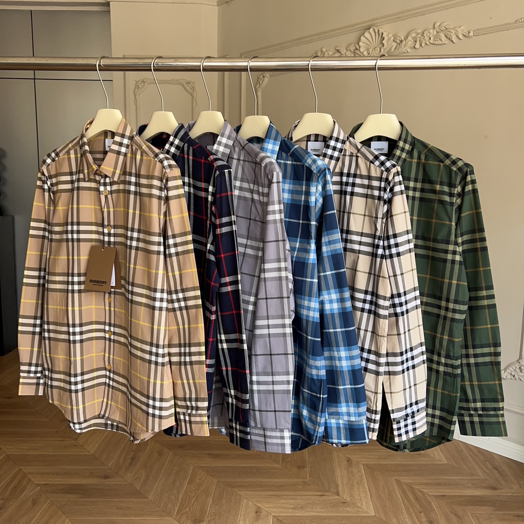 Burberry Clothing Shirts & Blouses Cotton Poplin Fabric Vintage