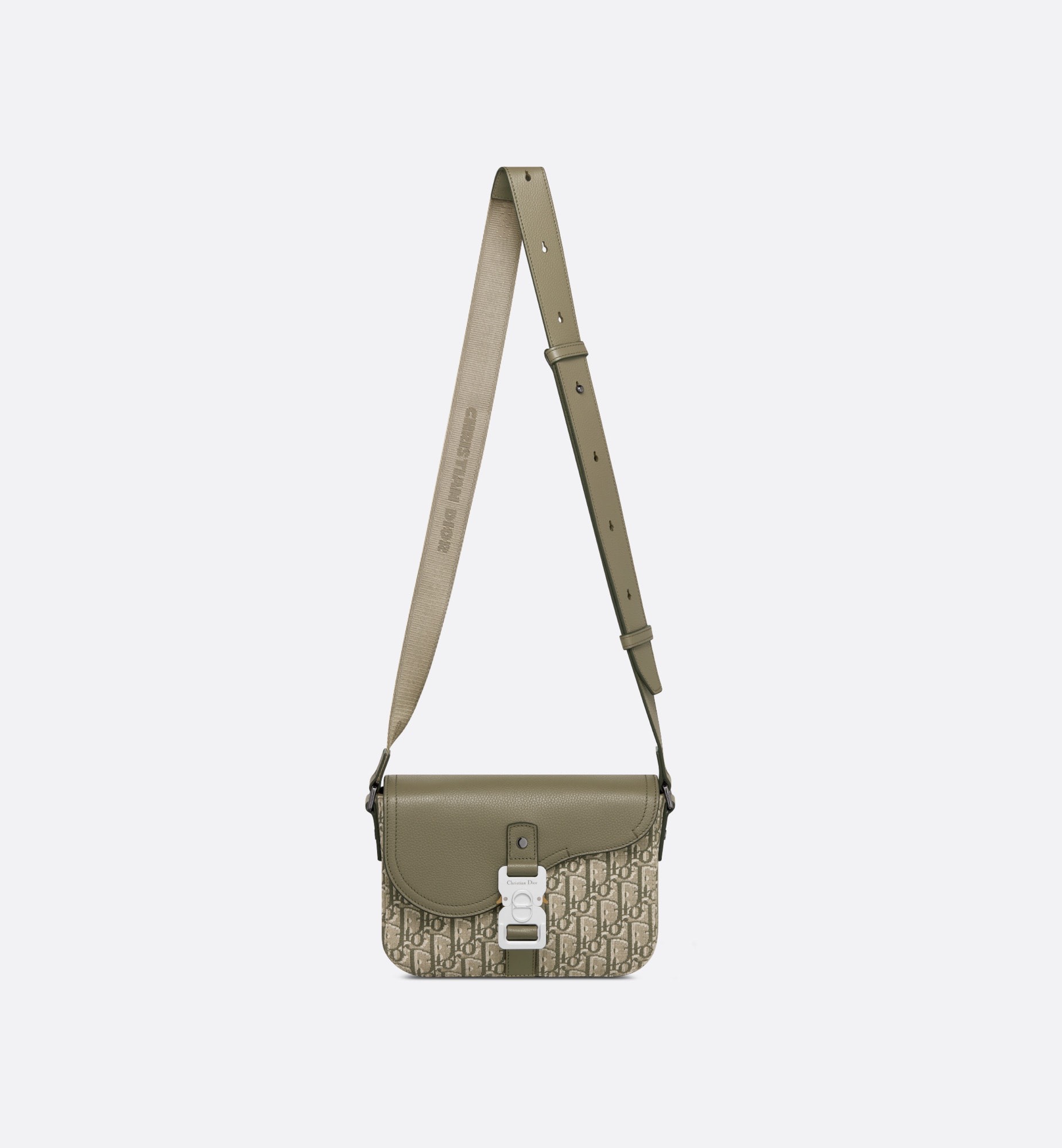 Dior Gallop Messenger Bag Green Oblique Jacquard Canvas, Adjustable Strap 2 i1714047858 2083 1