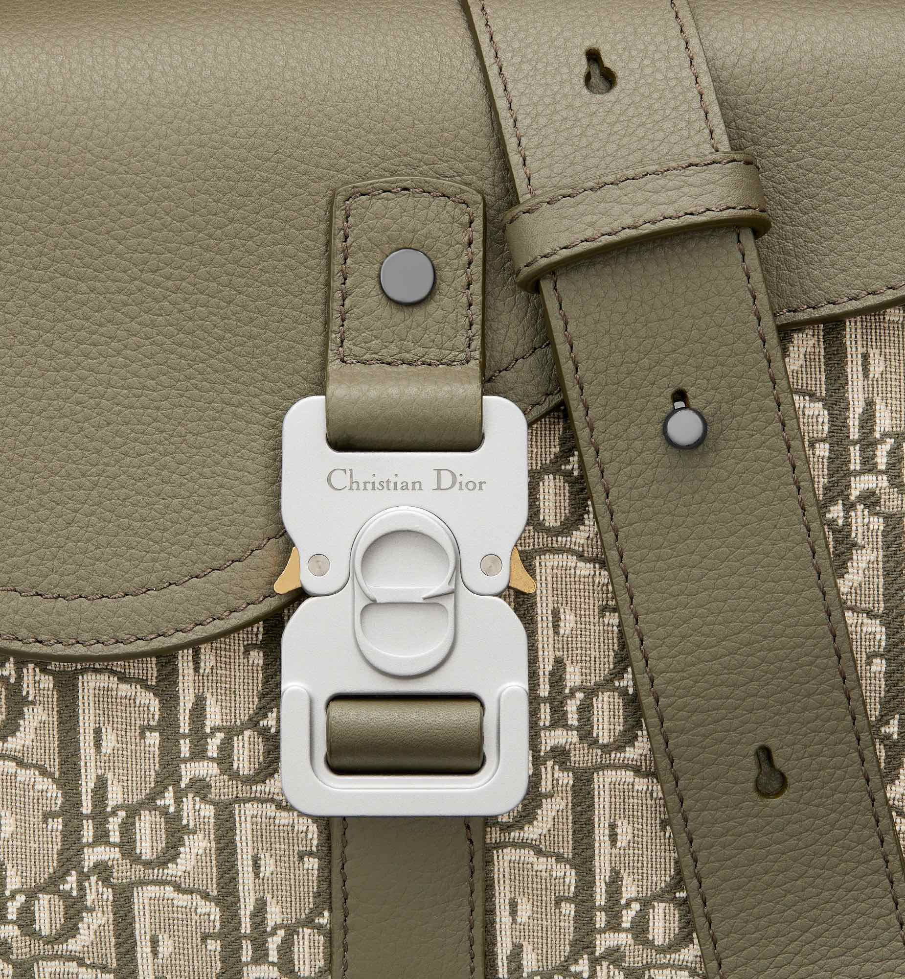 Dior Gallop Messenger Bag Green Oblique Jacquard Canvas, Adjustable Strap 6 i1714047858 3124 3