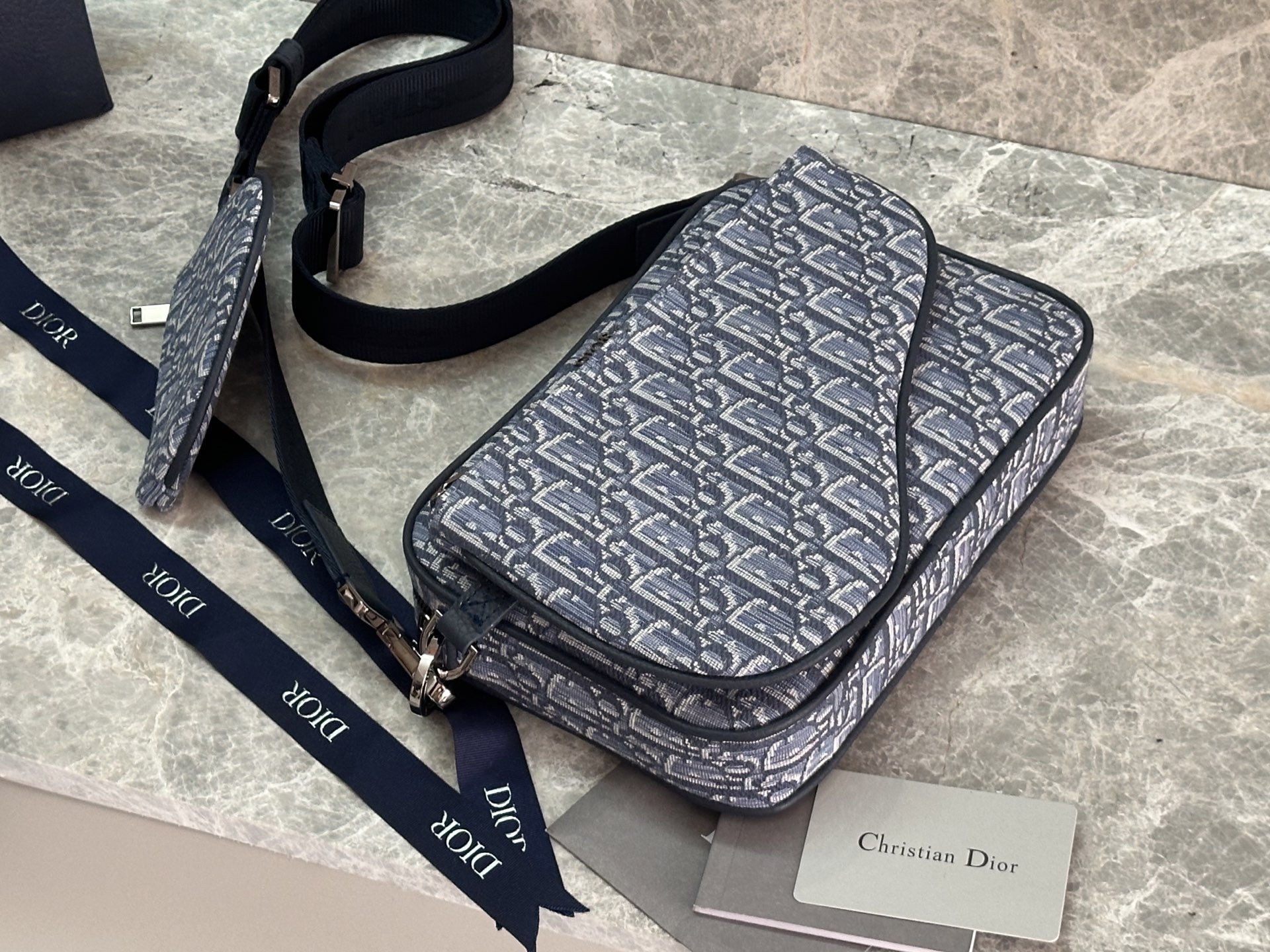 Dior Oblique Printed Saddle Trio Bag - Messenger, Handbag, Purse & Backpack 5 i1759039123846 2455 0 3