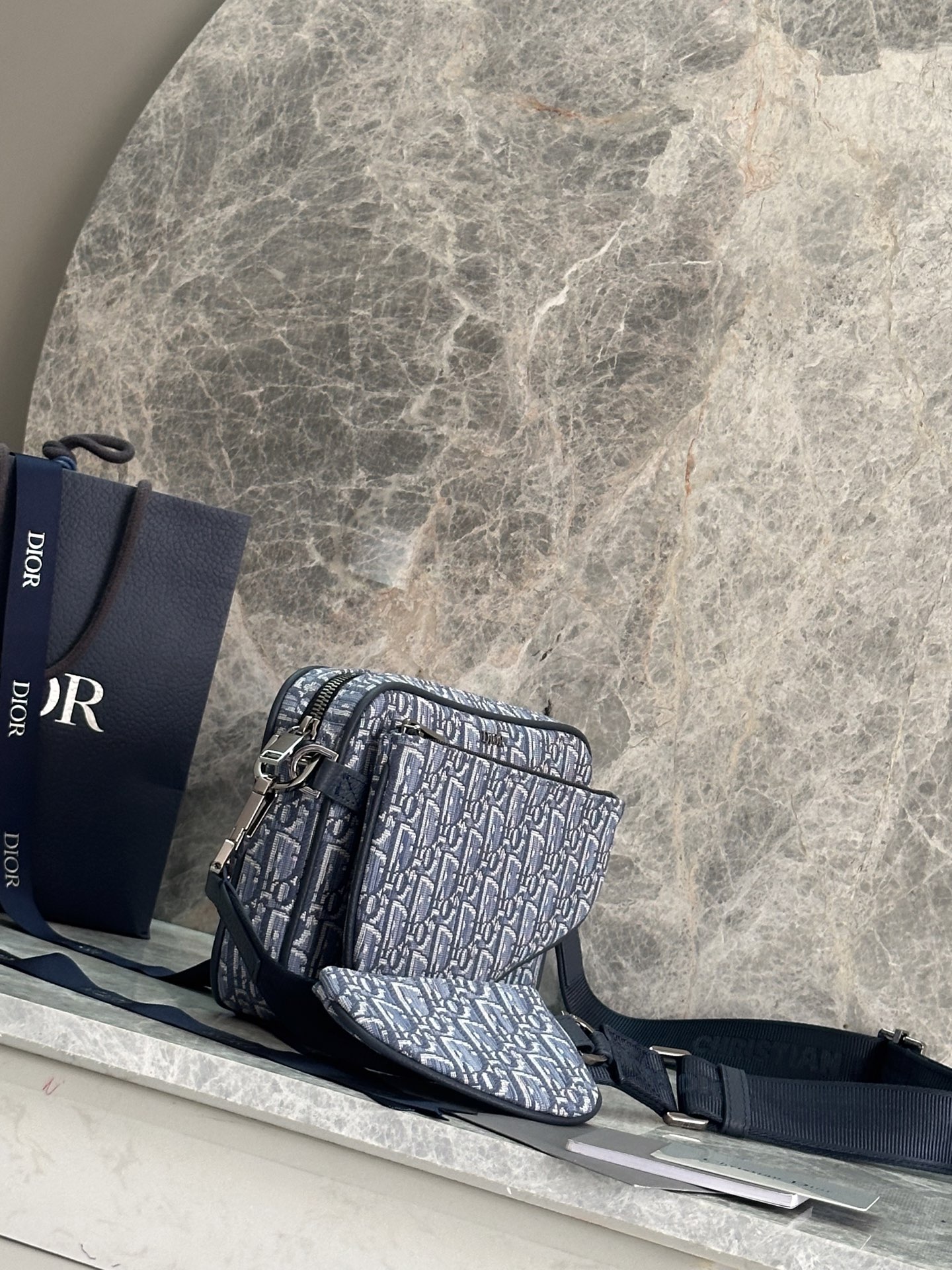 Dior Oblique Printed Saddle Trio Bag - Messenger, Handbag, Purse & Backpack 3 i1759039123847 2084 0 1