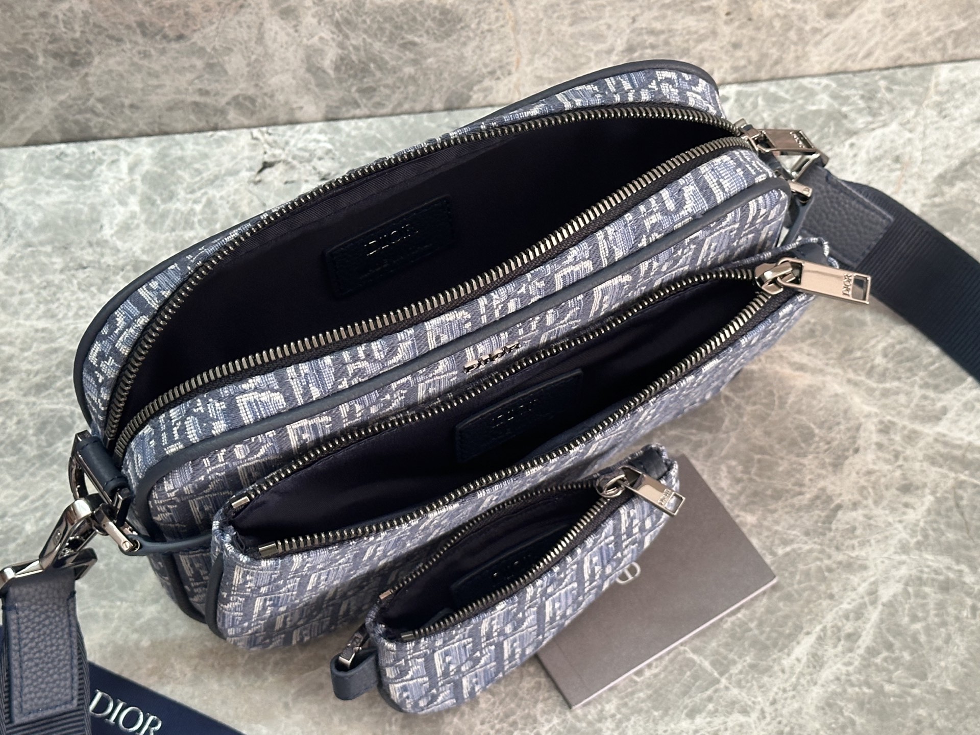 Dior Oblique Printed Saddle Trio Bag - Messenger, Handbag, Purse & Backpack 10 i1759039125808 9426 0 8