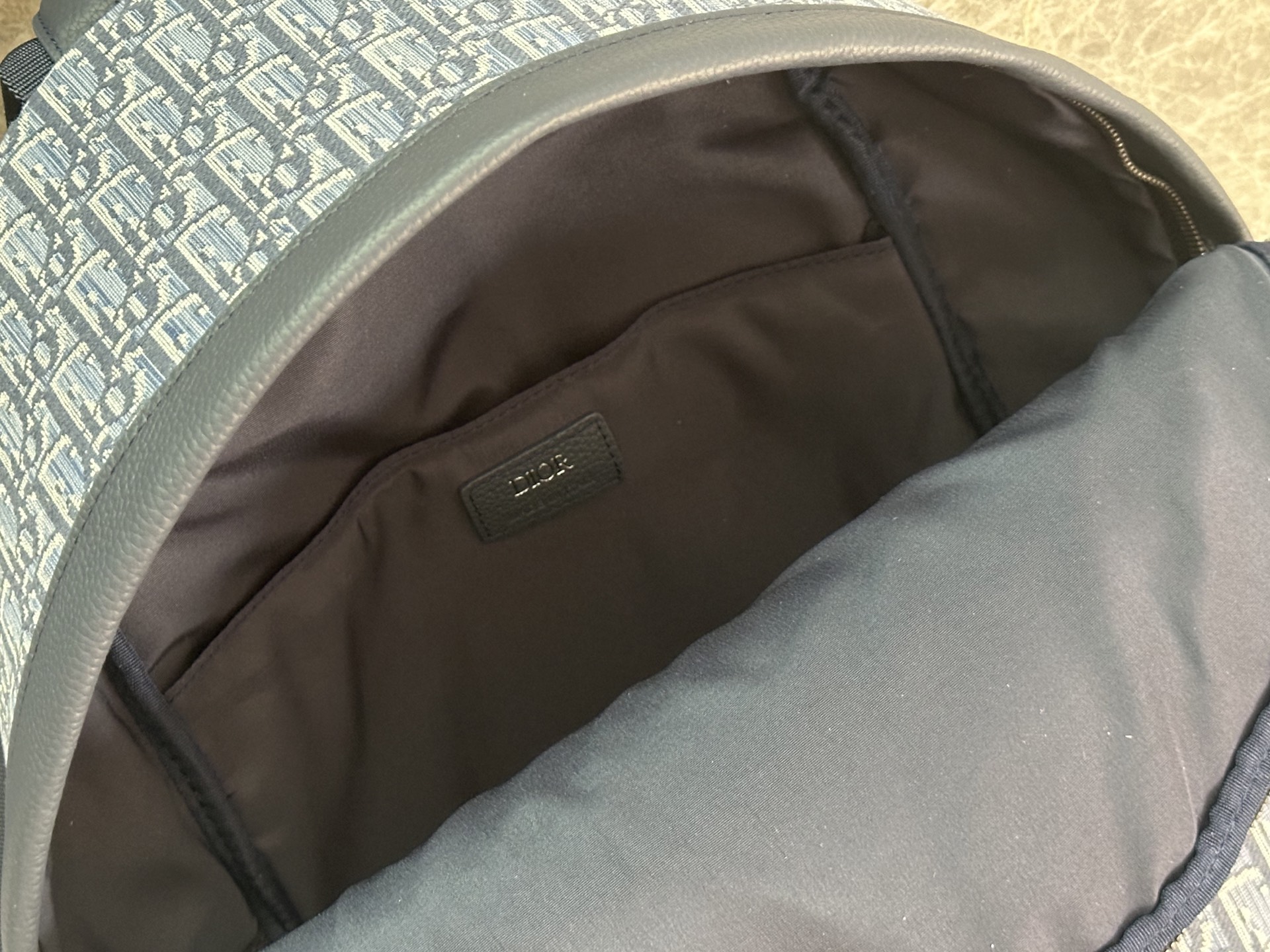 Dior Rider Backpack Blue Oblique Canvas, Everyday Rucksack, 29.5 x 42.5 x 15 cm 10 i1759039193887 4010 0 8