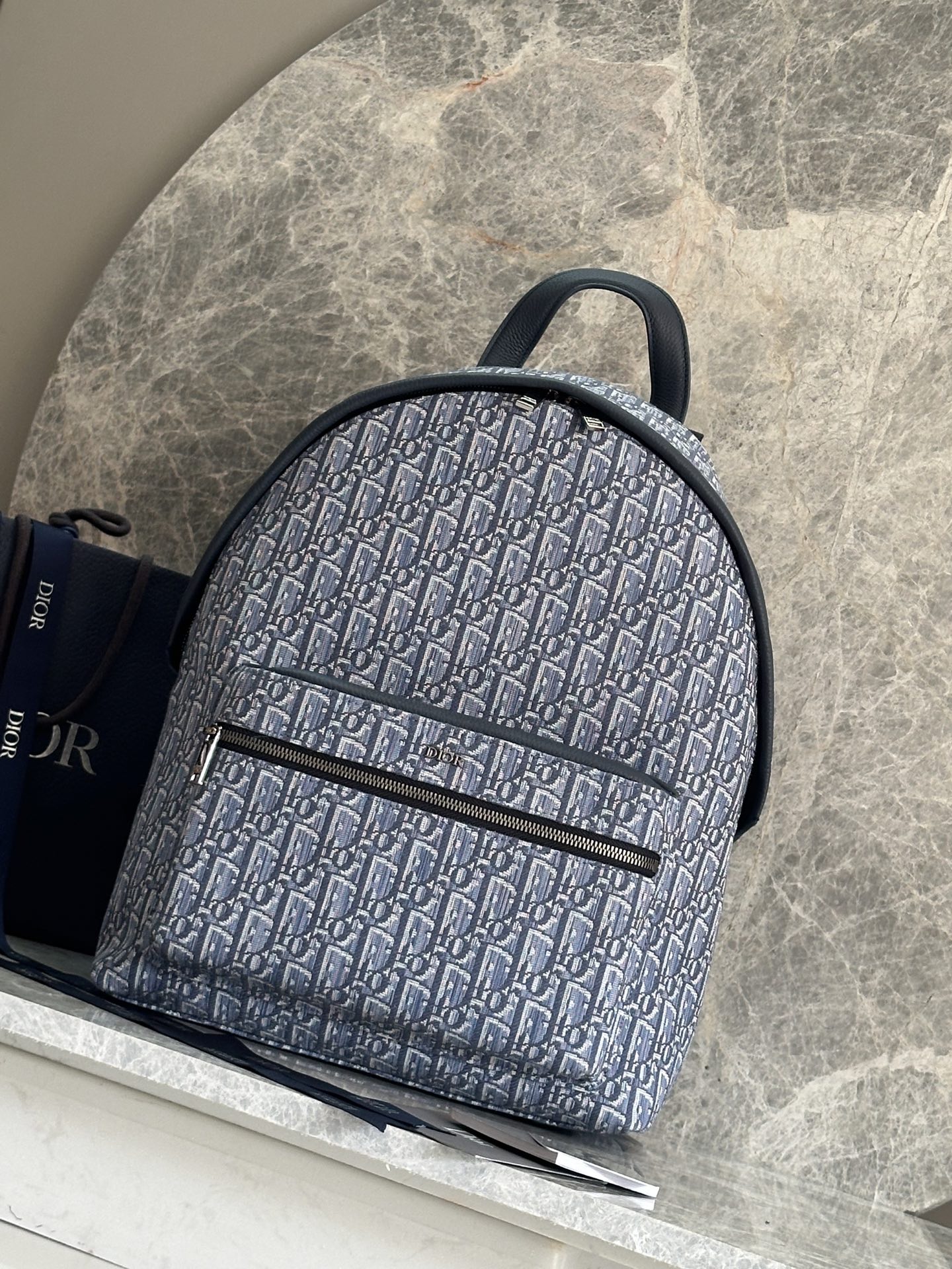 Dior Rider Backpack Blue Oblique Canvas, Everyday Rucksack, 29.5 x 42.5 x 15 cm 2 i1759039195550 4419 0 0