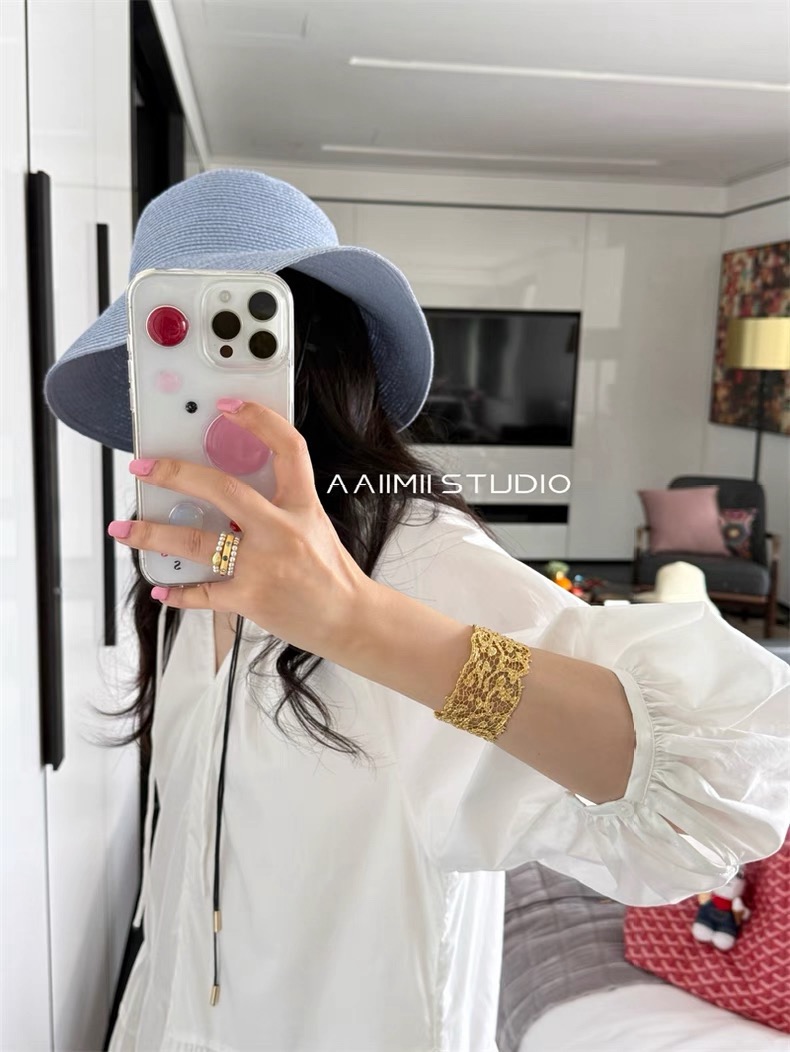 Chanel Chanel香奈儿超细进口纸草大帽檐草盆帽