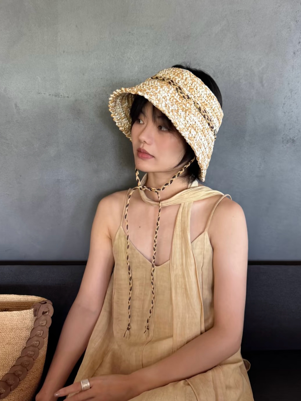 NO:825112,Niche brand mixed color hollow hat, can be folded at will, a must-have for seaside vacations, fashionable sunshade, mixed blue, mixed coffee, mixed beige, khaki hat, straw hat, fisherman hat, baseball cap, hat, espadrilles, hats19860909小众品牌混色空顶帽 可随意折叠  海边度假必备款 时尚遮阳两不误 混蓝色 混咖色 混米色 卡其色帽子草帽渔夫帽棒球帽,帽子,espadrilles,hats,hat