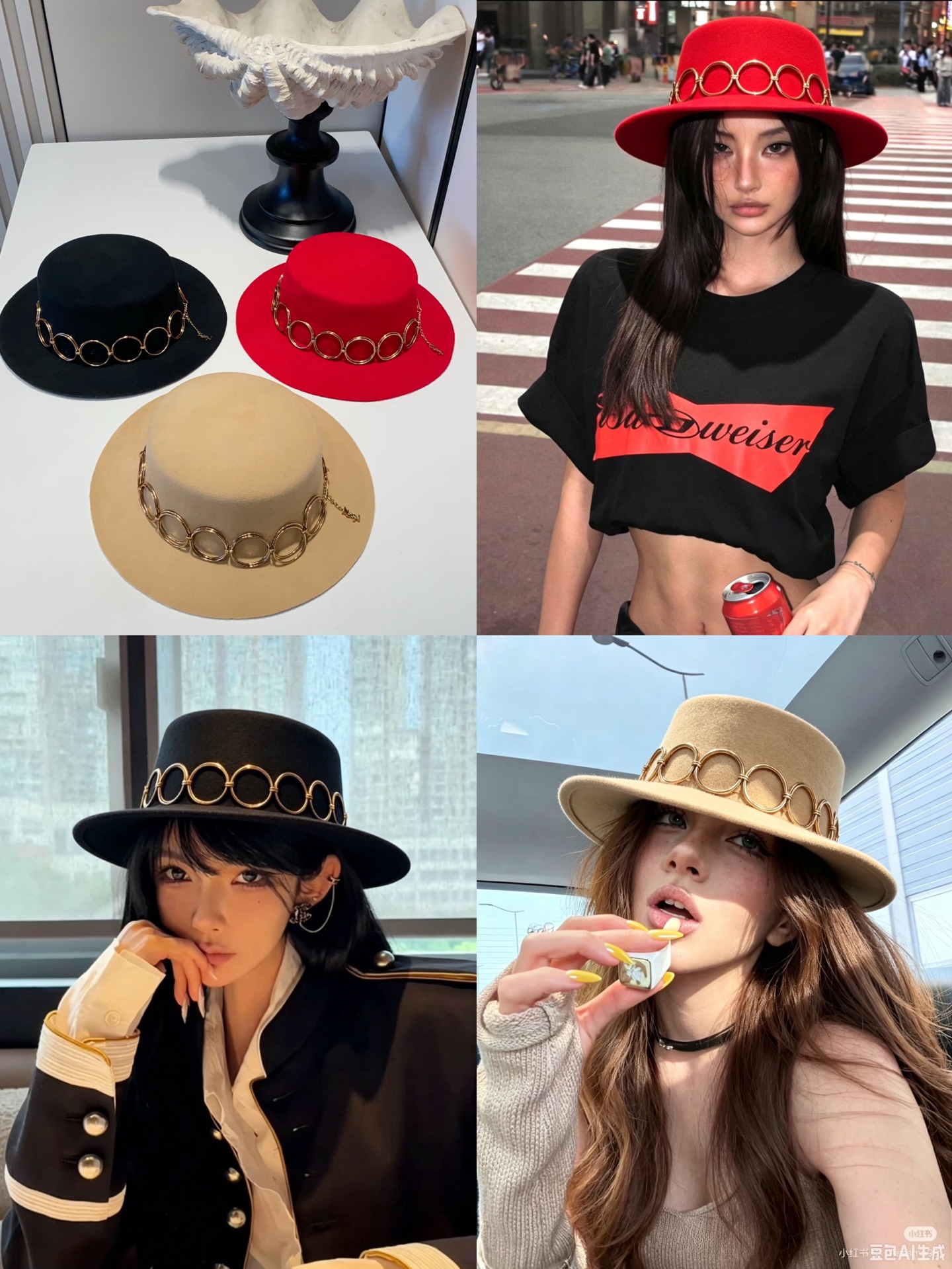 🆕26秋冬新款ꫛꫀꪝ ❥—— ✨YSL 古力娜扎专柜同款 原版开模定制 ⚜️ 大金属圆环链条设计，小众又吸睛 🦙澳洲进口