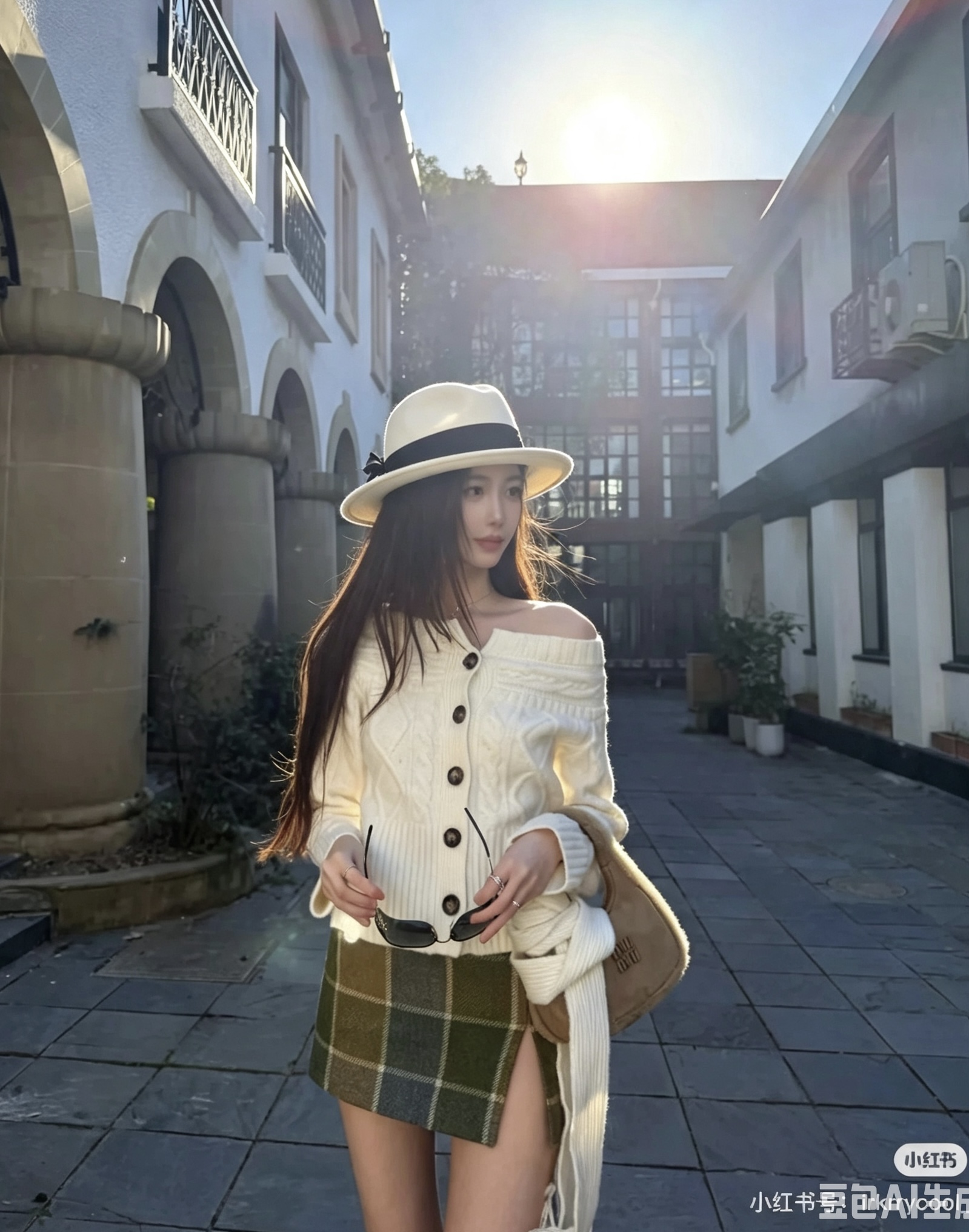 (白色) 🆕26秋冬新款ꫛꫀꪝ ❥—— ✨ miu复古羊毛礼帽 🖤织带+刺绣标,低调又显贵 🦙澳洲进口羊毛质感上身自带法 (白色) 🆕26秋冬新款ꫛꫀꪝ ❥—— ✨ miu复古羊毛礼帽 🖤织带+刺绣标,低调又显贵 🦙澳洲进口羊毛质感上身自带法