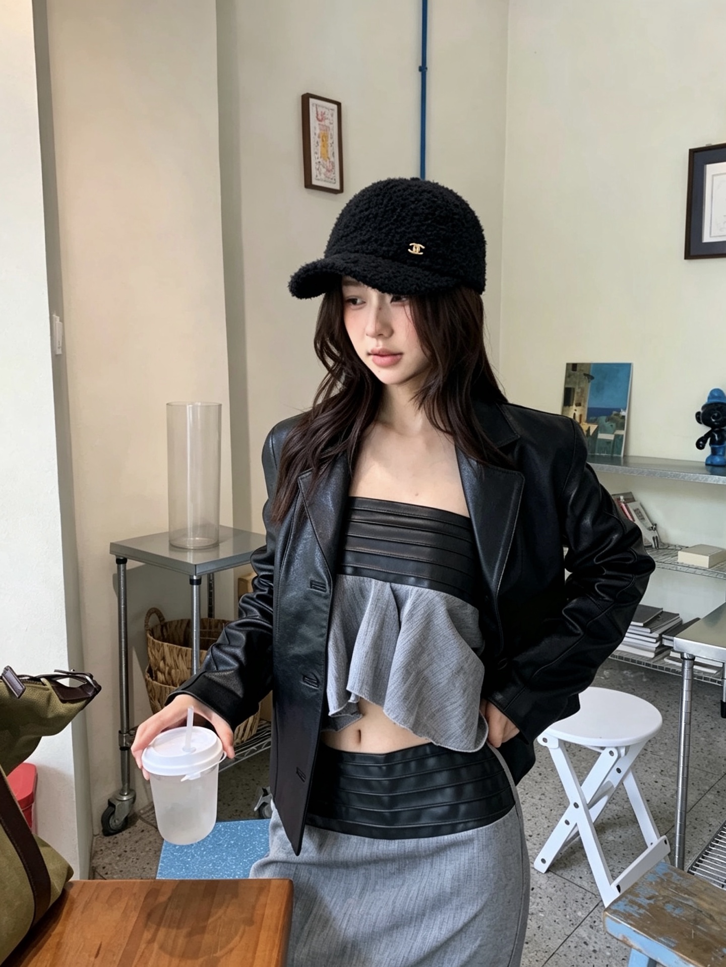 🆕26秋冬新款ꫛꫀꪝ ❥—— ▪️ 谁懂啊！秋冬刚需毛绒帽来咯 ☁️软糯圈圈毛面料上手巨有质感 📷自带小系带设计，可调节