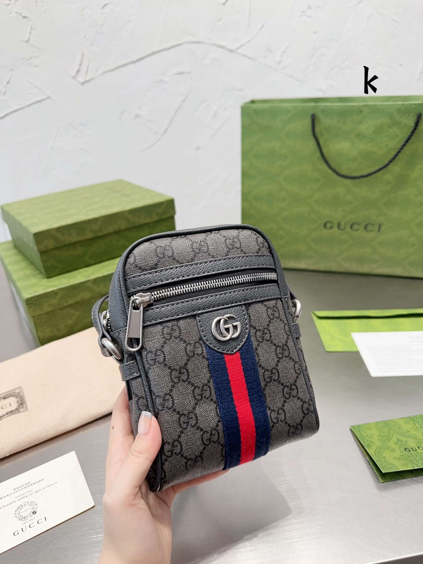 Gucci Aktówka Torby typu crossbody i na ramię Skóra krowia PVC