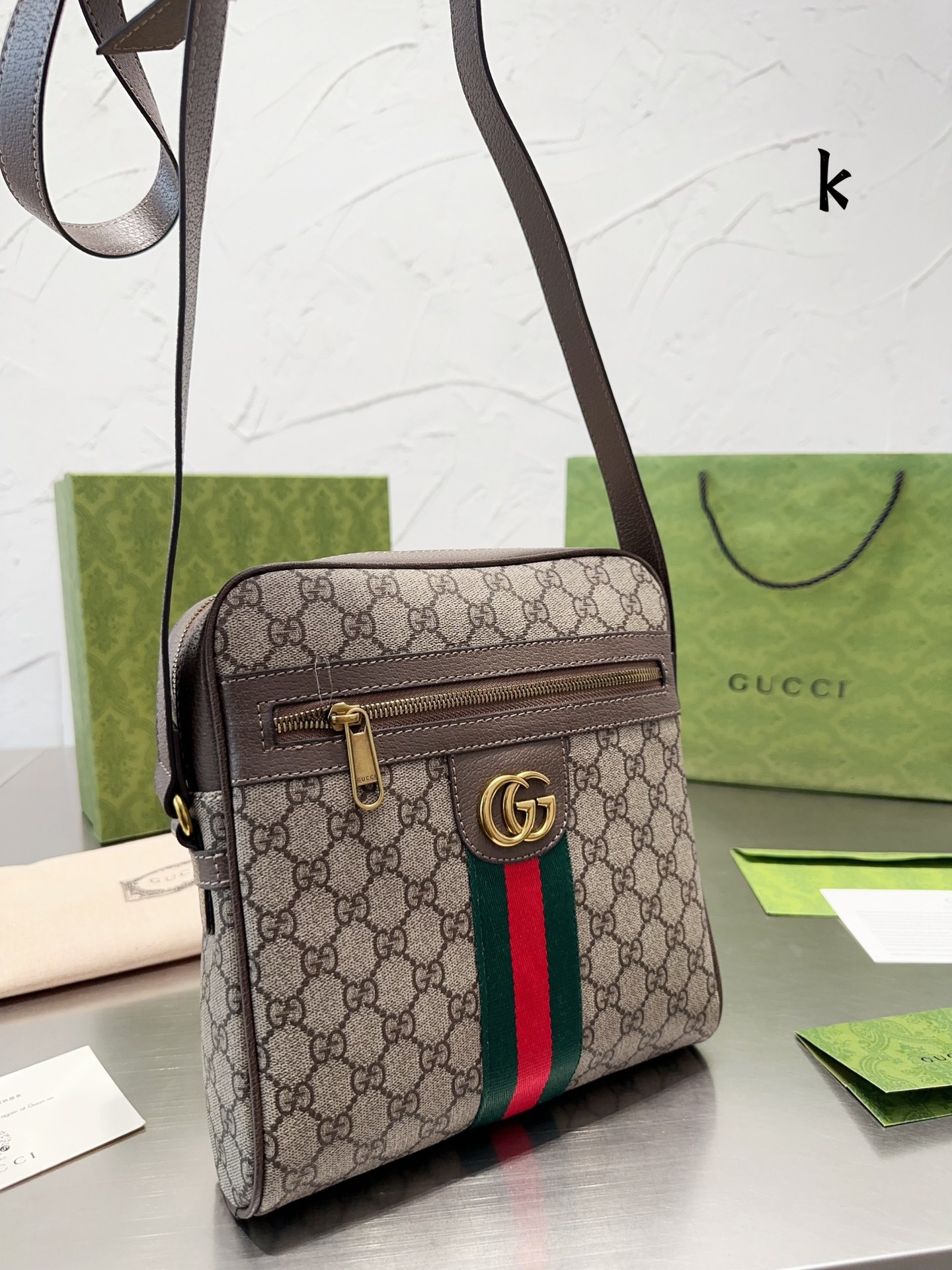 Gucci Aktówka Torby typu crossbody i na ramię Skóra krowia PVC