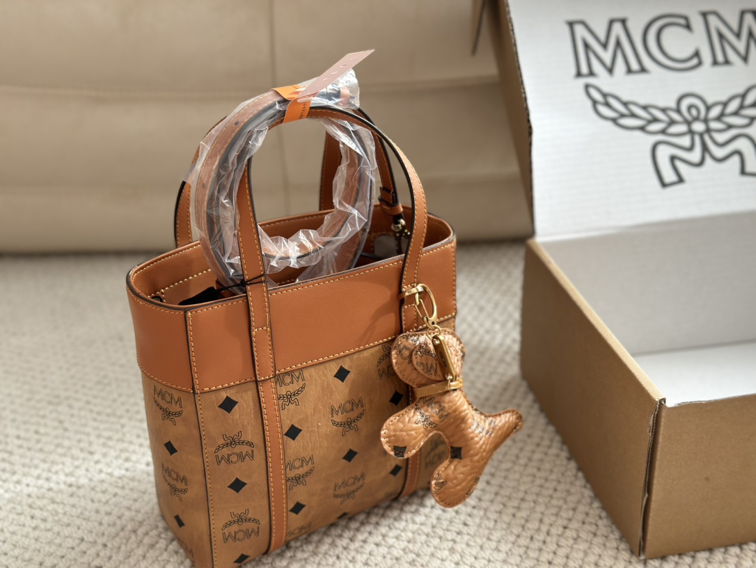 MCM Handbags Tote Bags Printing Canvas Fashion Mini