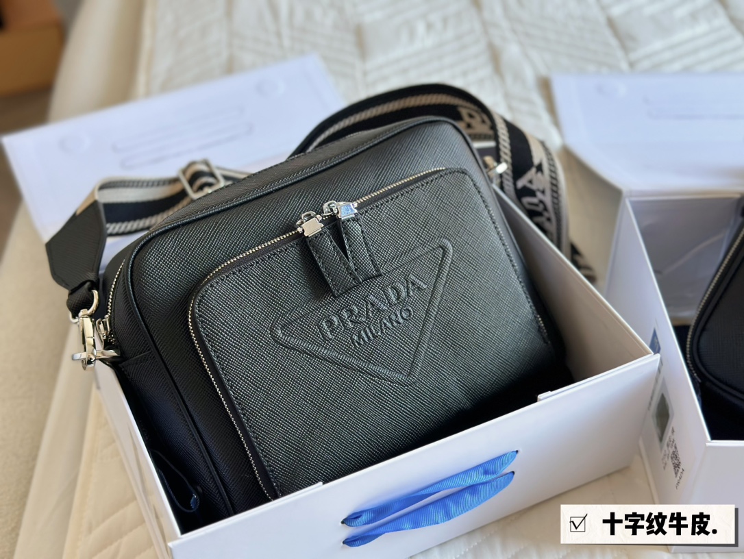 Outlet Sale Store
 Prada Camera Bags Unisex Cowhide Casual