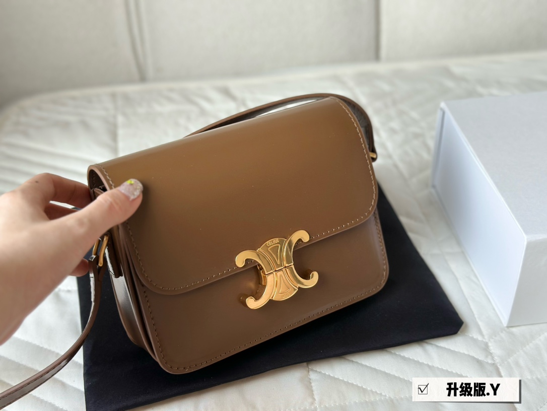 HERMES Evelyn GM F Engraved (manufactured around 2002) Crossbody Shoulder Bag