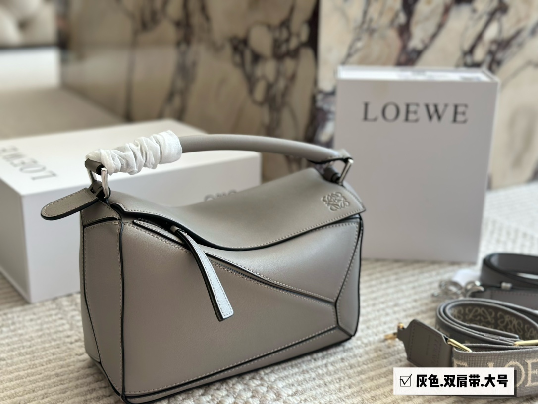 Hermes Etoupe Gray Taurillon Clemence Bolide 31 2way Handbag 27Z □K 153544