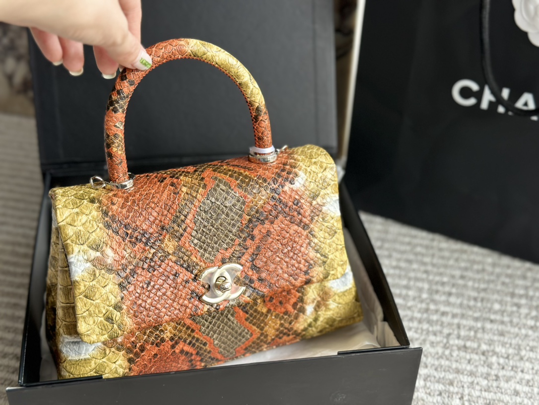Chanel Coco Handle Bags Handbags Outlet 1:1 Replica
 Cowhide