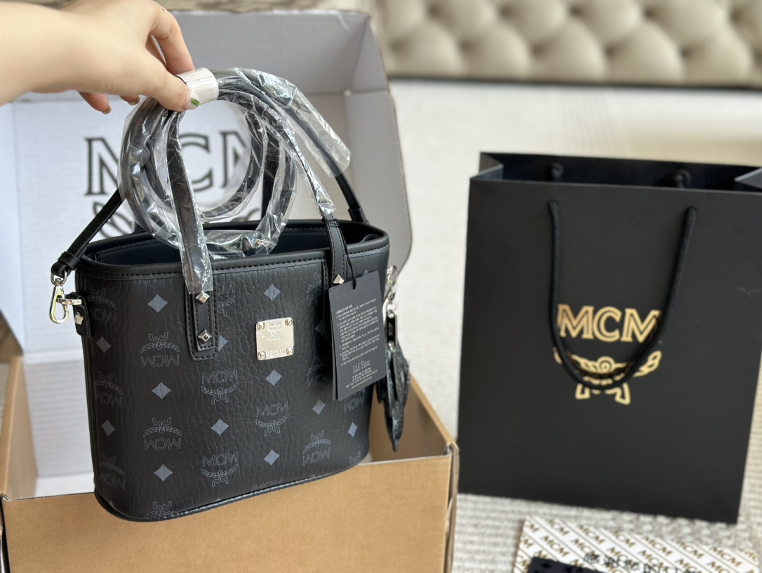 MCM Taschen Handtaschen Tragetaschen Drucken Leinwand Fashion Mini