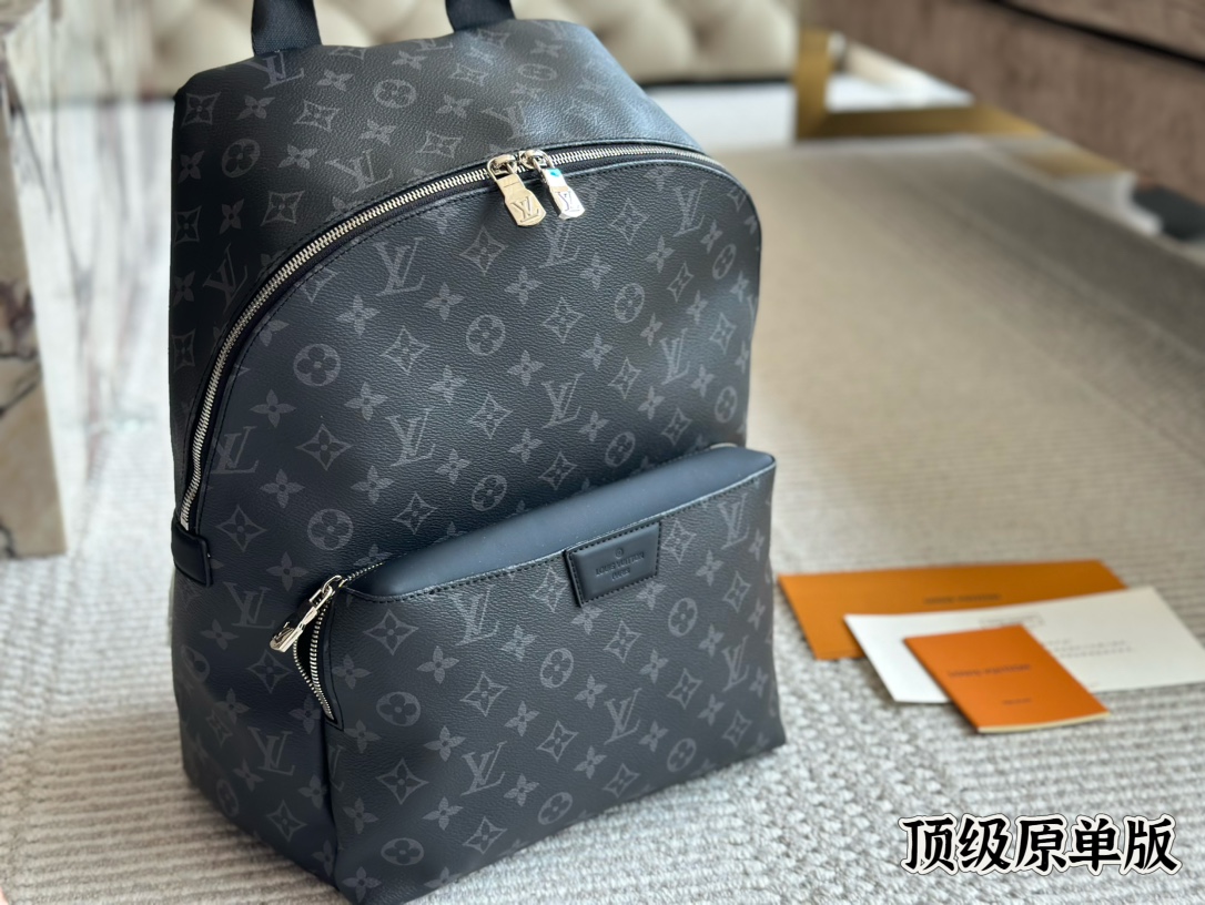 Hochwertige AAA -Replik
 Louis Vuitton Taschen Rucksack Schwarz PVC
