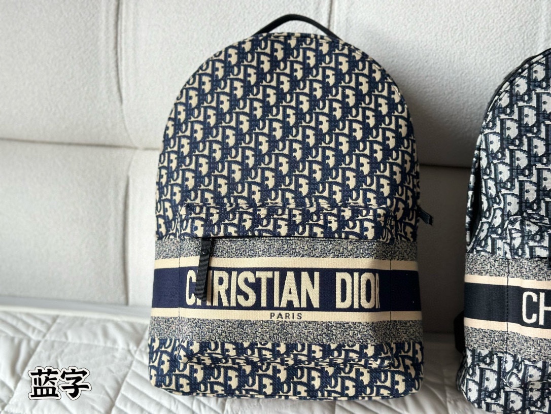 Dior Oblique Navy Beige 40x28cm everyday