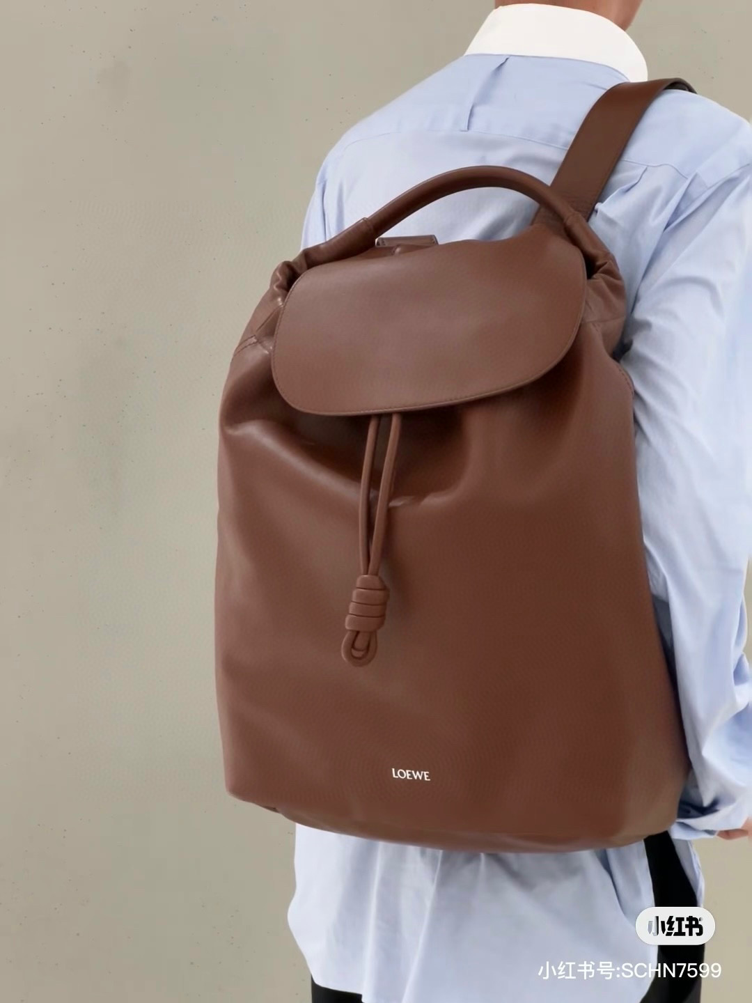 Loewe Flamenco Brown leather everyday