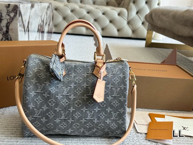 Louis Vuitton Speedy 30 Replica Pillow Bag with Shoulder Strap 1 Louis Vuitton Speedy 30 Replica Pillow Bag with Shoulder Strap