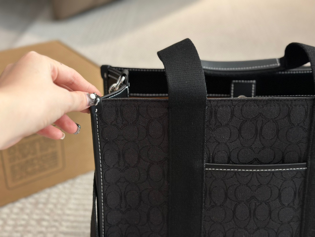 Coach Bolso Tote con Logo Clásico, 35 x 27 cm 8 i1746351967895 8484 0 6