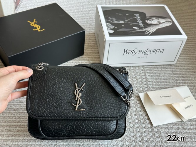 Bolso de Bandolera Niki de Piel Ysl, Diseño Retro y Elegante 1 Bolso de Bandolera Niki de Piel Ysl, Diseño Retro y Elegante