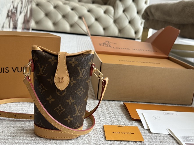 Louis Vuitton Nano Speedy Monogram Canvas Crossbody Phone Bag 1 Louis Vuitton Nano Speedy Monogram Canvas Crossbody Phone Bag