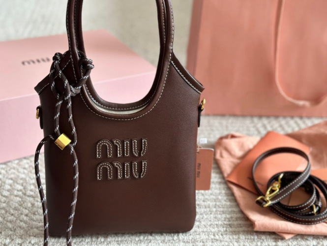 Miu Miu New Tote Bag Elegant Small Tote Refined Design For Women 1 Miu Miu New Tote Bag Elegant Small Tote Refined Design For Women