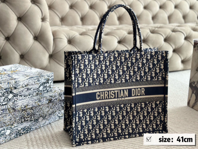 Dior Book Tote Bag - Embroidered Canvas - Latest Design - Spacious & Stylish 1 Dior Book Tote Bag - Embroidered Canvas - Latest Design - Spacious & Stylish