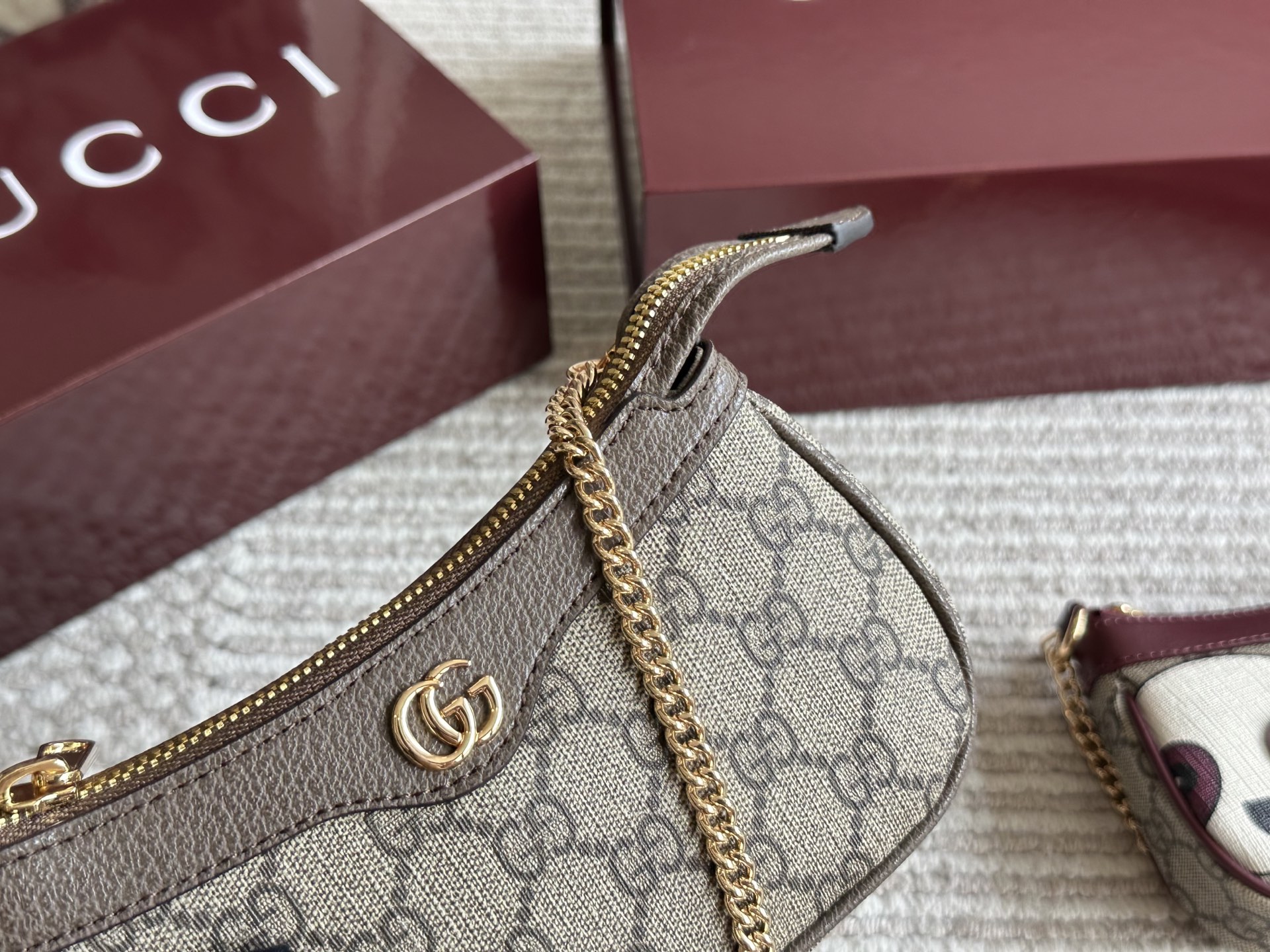 Gucci Ophidia Mini Bag, Retro Style Leather Handbag With Panda Pattern 4 i1751123420557 7777 0 1