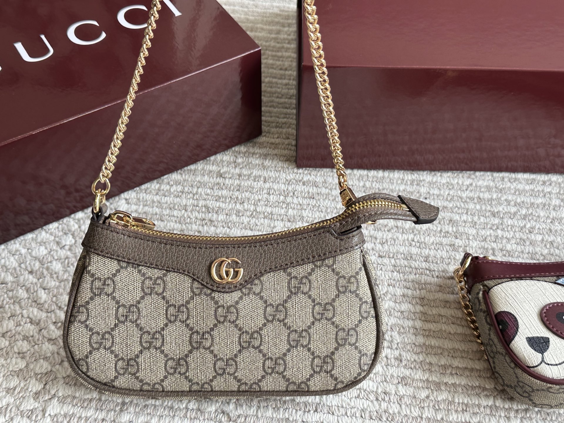 Gucci Ophidia Mini Bag, Retro Style Leather Handbag With Panda Pattern 10 i1751123421872 9863 0 7