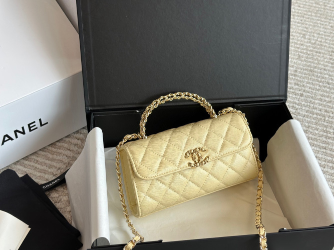Chanel 23 Kelly Phone Bag, Caviar Leather, Crossbody, Top Handle 1 Chanel 23 Kelly Phone Bag, Caviar Leather, Crossbody, Top Handle