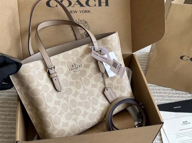 Coach Mollie Tote 25: Stylish Small Tote Bag with Crossbody Strap 1 Coach Mollie Tote 25: Stylish Small Tote Bag with Crossbody Strap